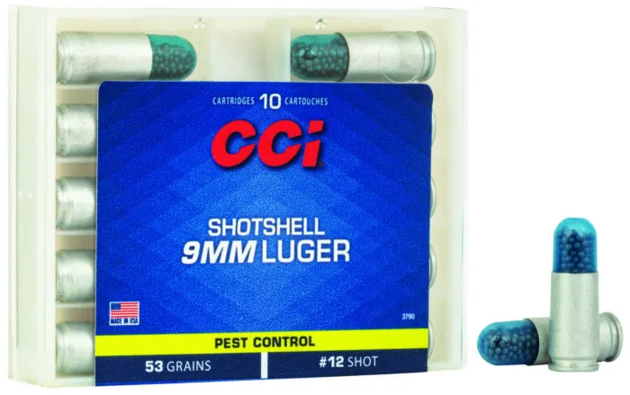 CCI Pest Control Shotshell 9mm Luger 53 GR Shotshell #12