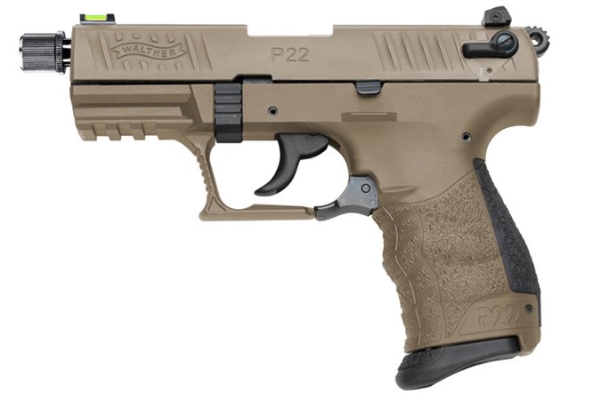 Walther Arms P22 FDE 22 LR Pistol