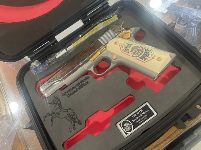 Colt Mfg 1911 "Bandera De Mexico" Special Edition 38 Super Pistol