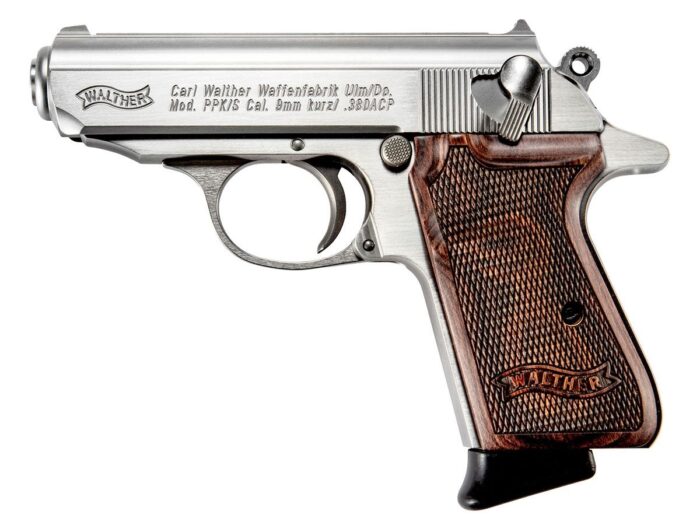 Walther PPK/S Stainless Walnute .380 ACP Pistol
